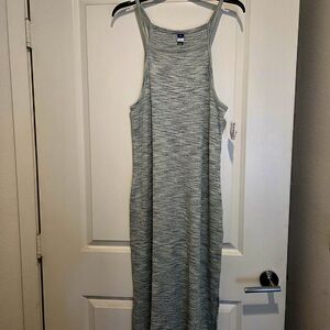 Old Navy Heathered Gray Maxi Dress